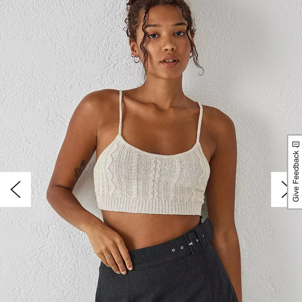 UO Saffron Knitted Shrug & Cami Set